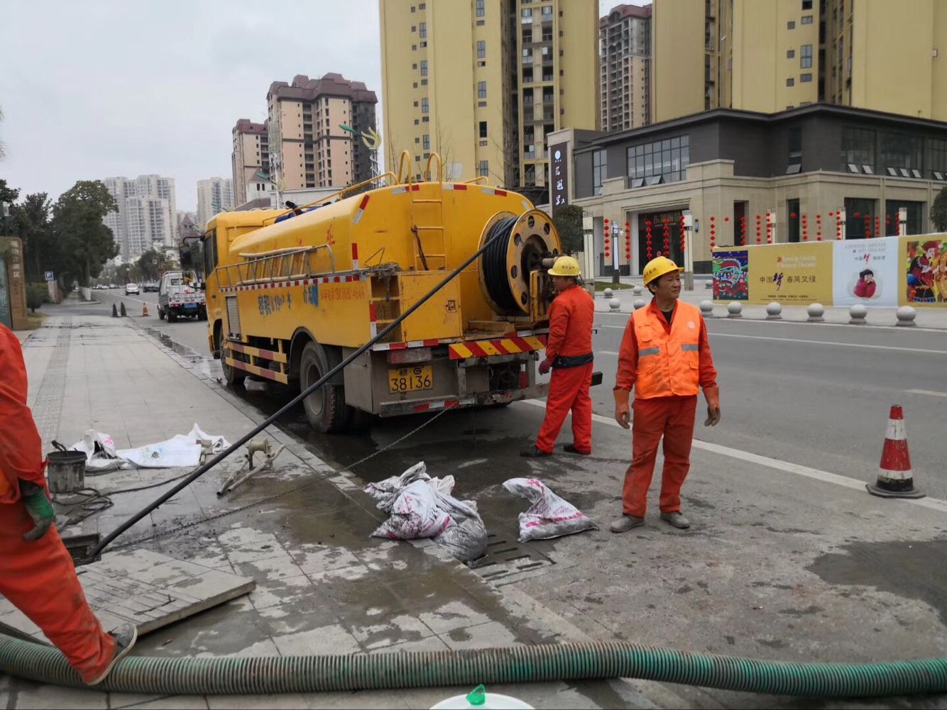 柳南排污管道清淤-管道清洗